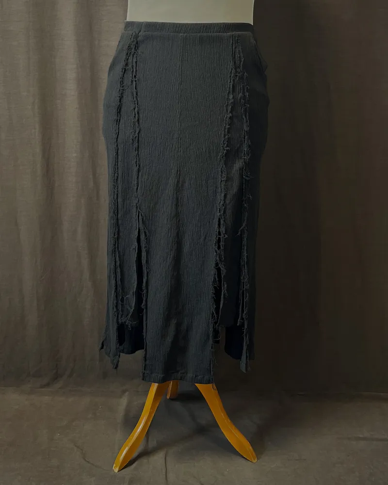 XL-4XL | Jupe Destroyed Witch | Upcycling, vêtement gothique fait main (3)