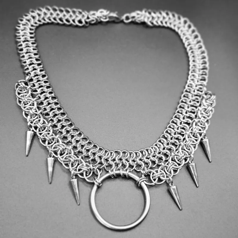 Collier chainmaille Sever — Choker