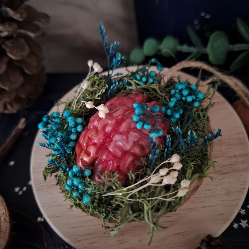 Suspension : modèle cerveau, handmade gothic home decor (2)