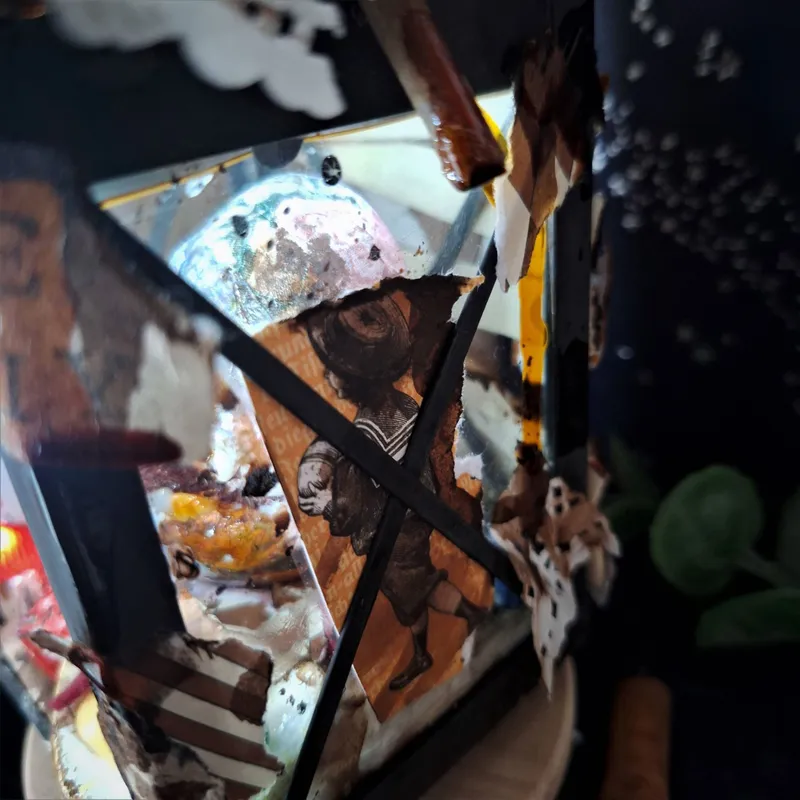 Folle aux bonbons, handmade gothic home decor (3)