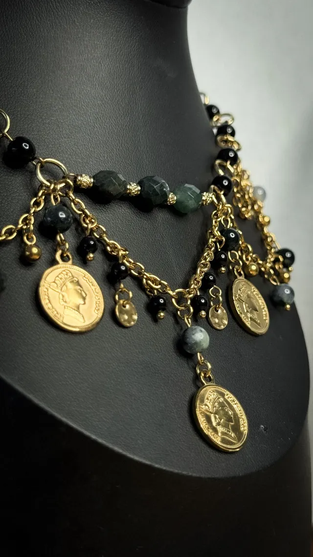 Collier "Grace O'Malley", bijou gothique fait main (3)