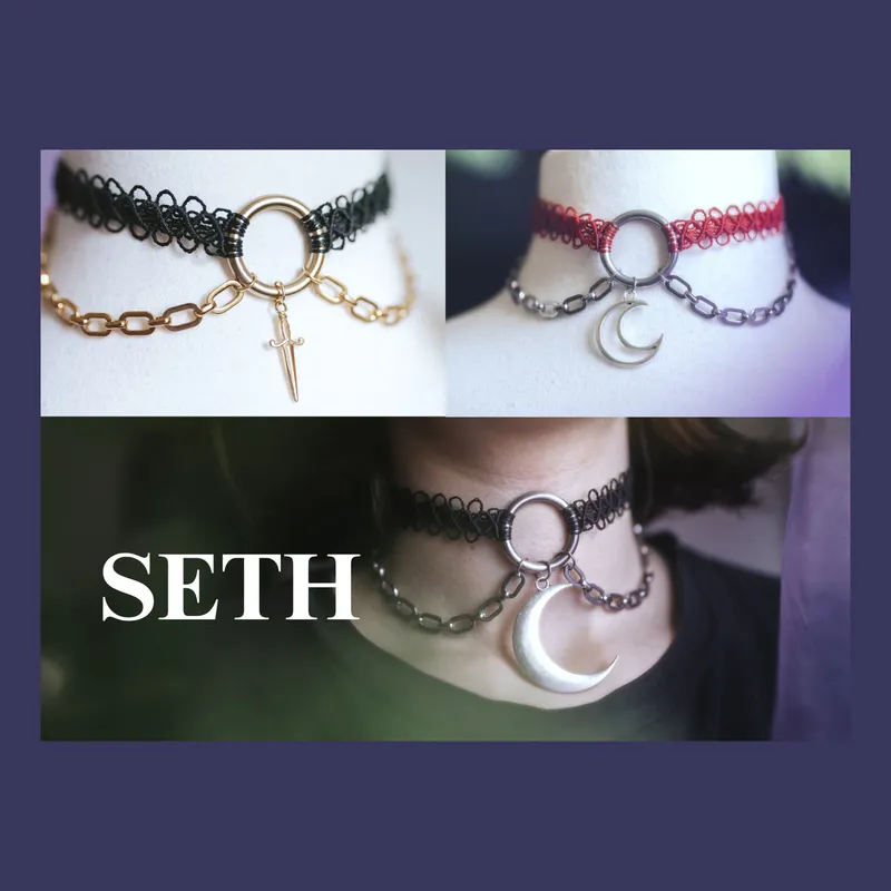 Choker ras de cou personnalisable doré ou argenté