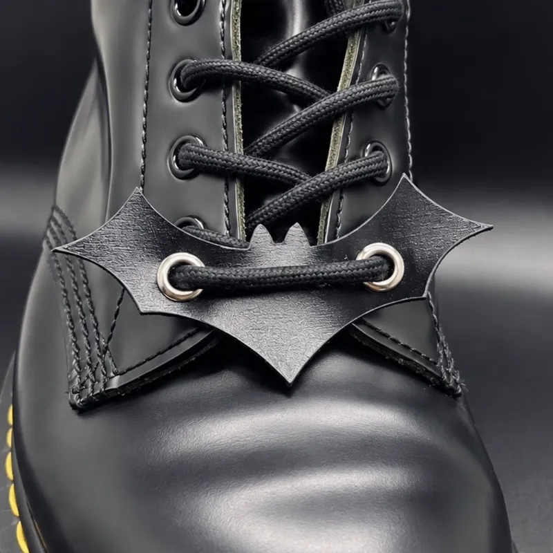 Mini chauve-souris décoratives pour lacets de chaussures, accessoire gothique fait main