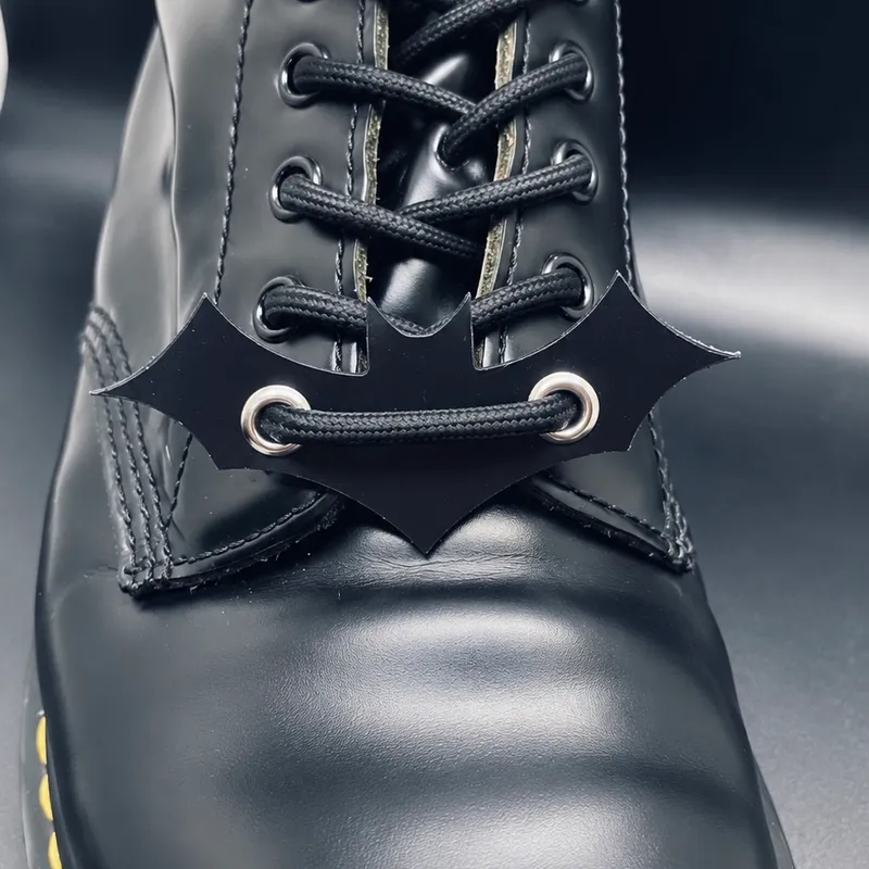 Mini chauve-souris décoratives pour lacets de chaussures, accessoire gothique fait main