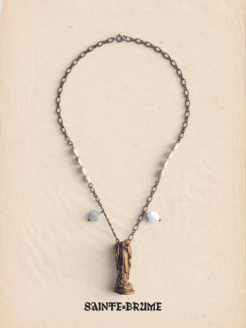 Teresa idole de Bronze - Inspiration Ex-Voto, handmade gothic jewelry (3)