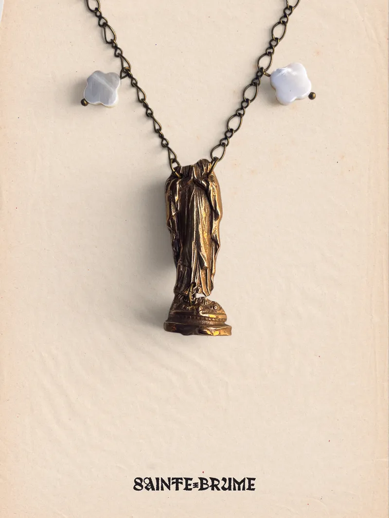 Teresa idole de Bronze - Inspiration Ex-Voto, handmade gothic jewelry