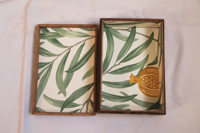 Boite en bois vintage gravée de chauve-souris, coffret de rangement, décoration gothique faite main (2)