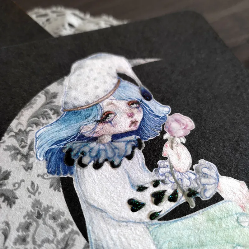 Mini print ~ Pierrot — 2