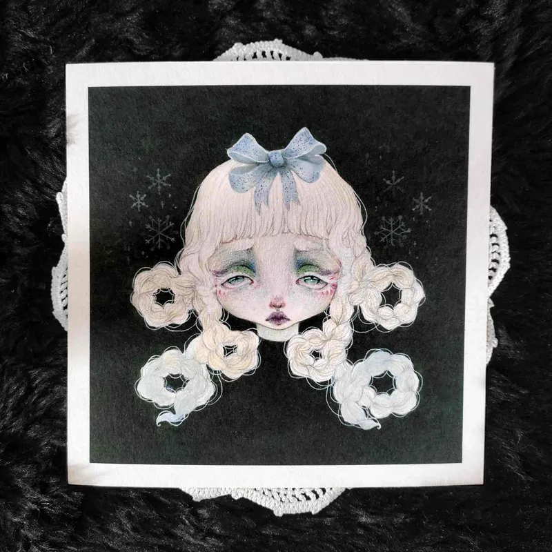 Print ~ Poupée enneigée