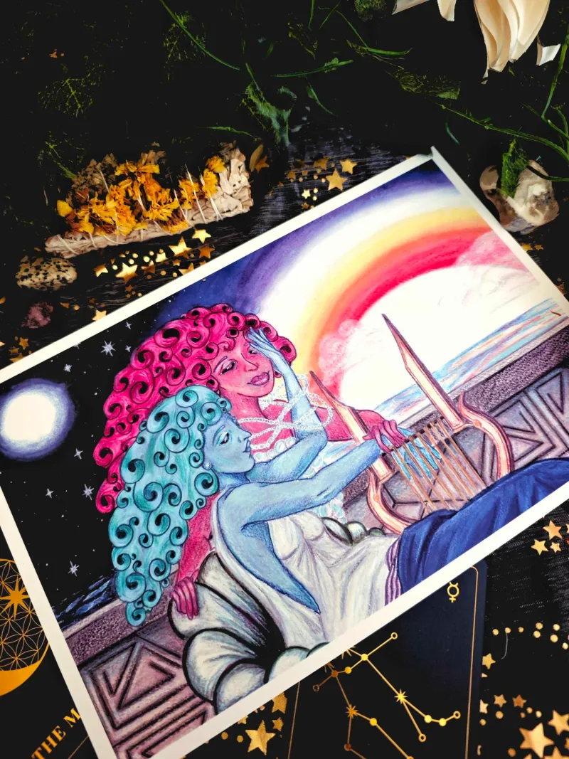 Liminal : La Rencontre (Ou Les Amantes), art gothique original