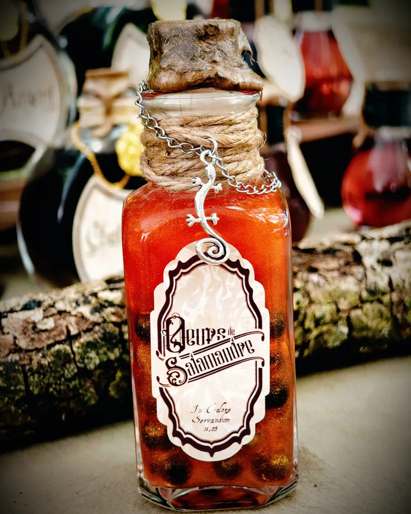 Potion décorative - Œufs de Salamandre, décoration gothique faite main