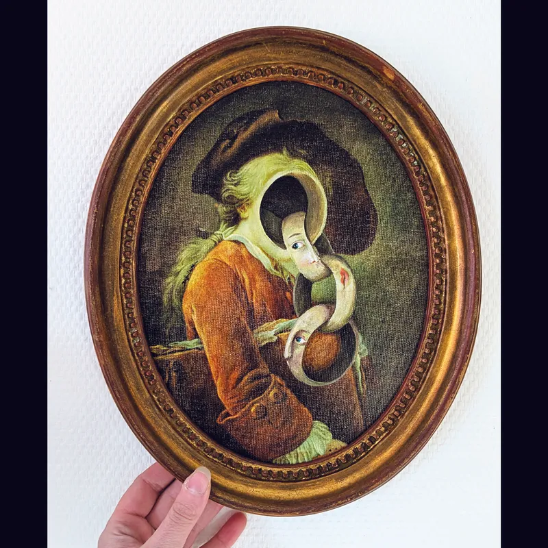 Les Anneaux - peinture  — 2
