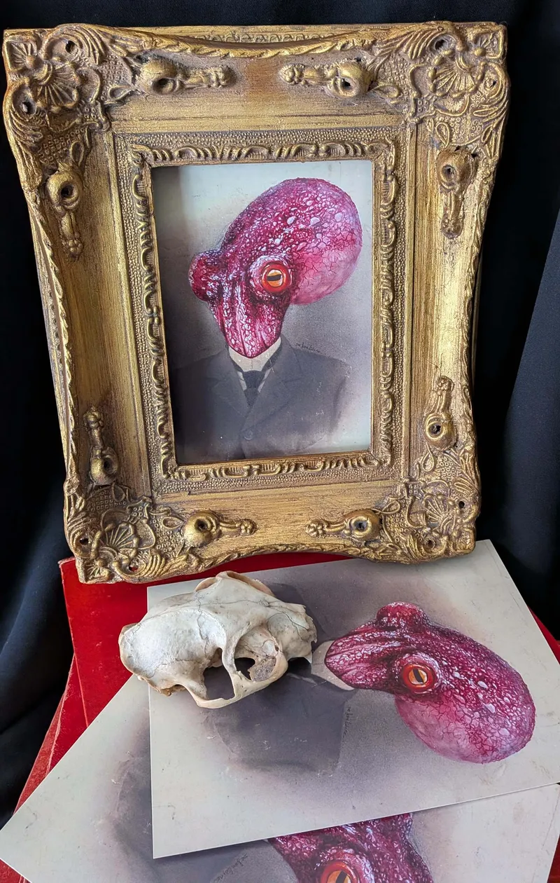 Poulpe - impression A5, original gothic art