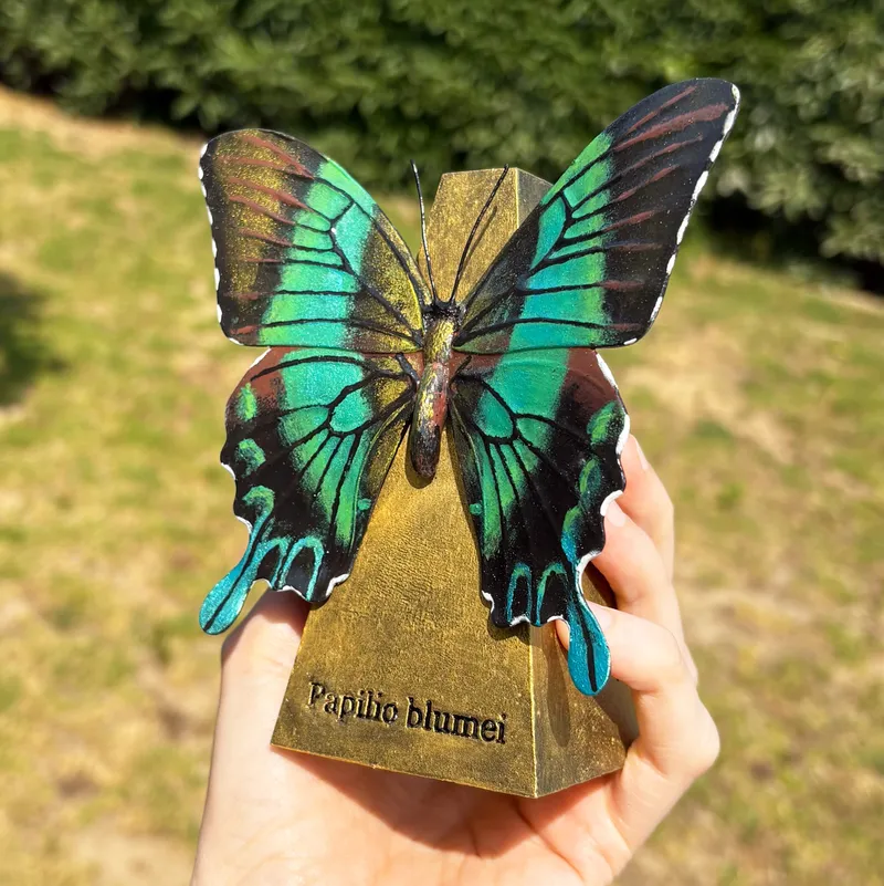 Statuette Papilio blumei — 2