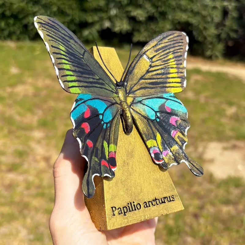Statuette Papilio arcturus — 2