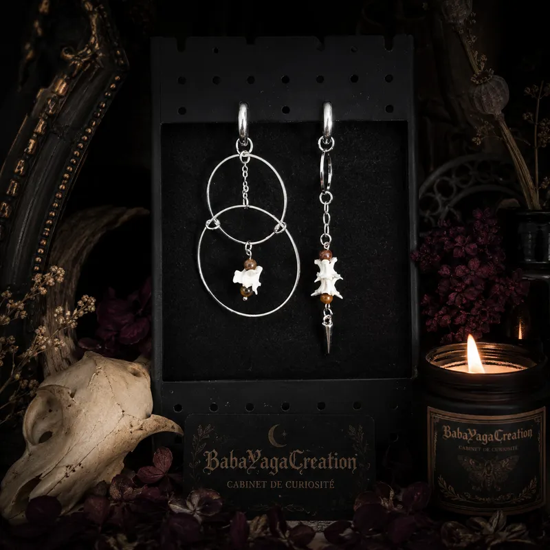 Boucles d'oreilles "Convergence" 