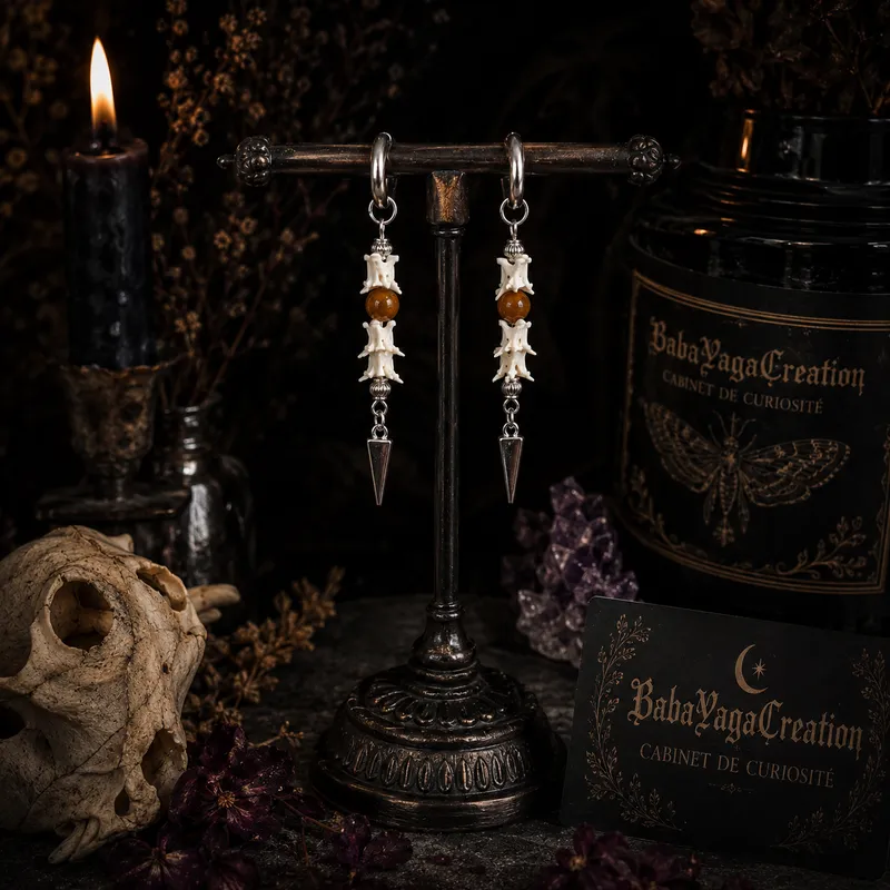 Boucles d'oreilles "Mue Lunaire"