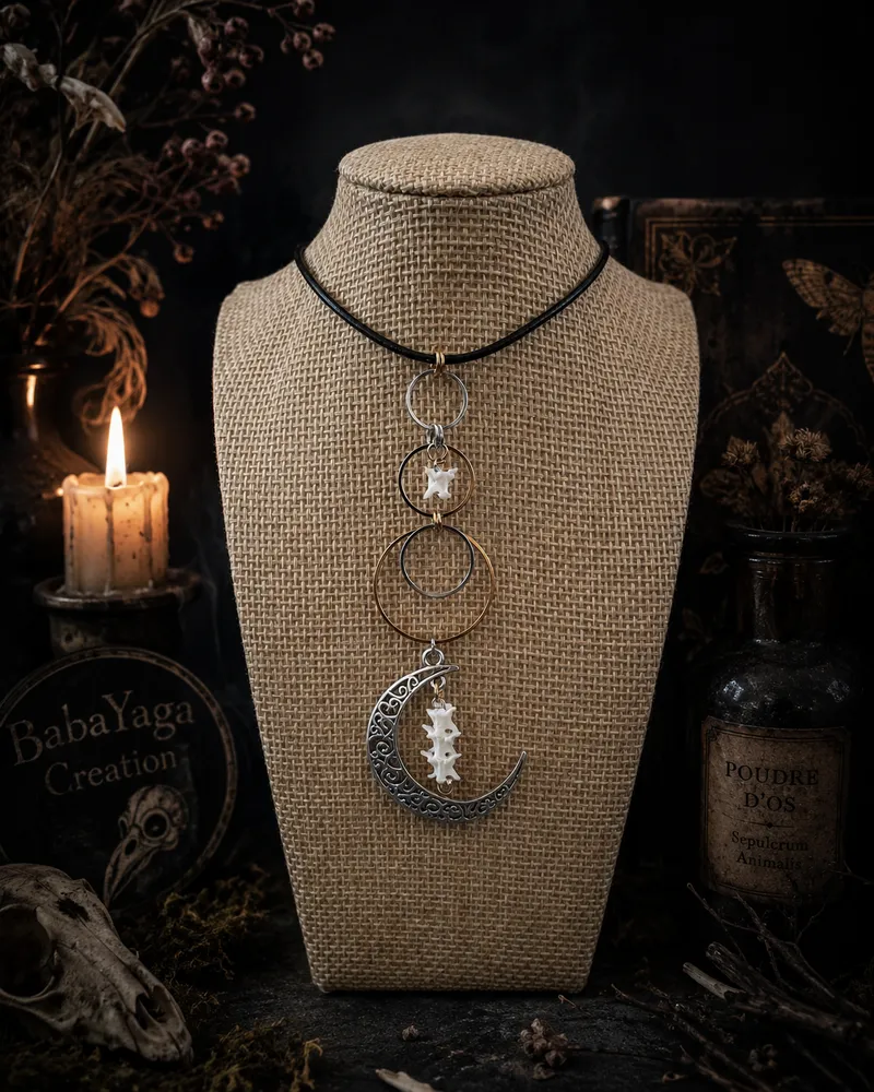 Collier "Luna Ossis" 