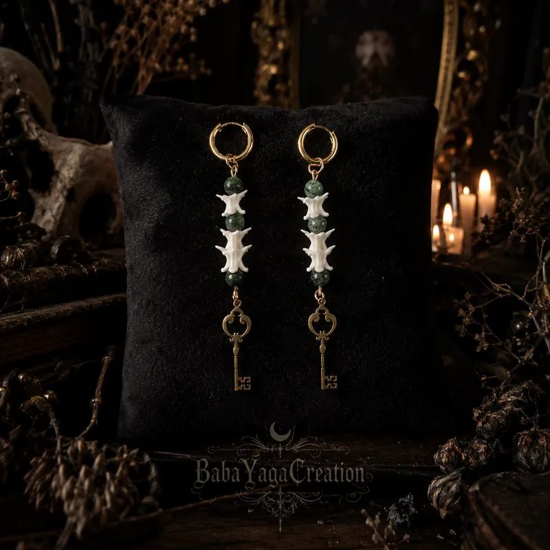 Boucles d'oreilles "Secret" 
