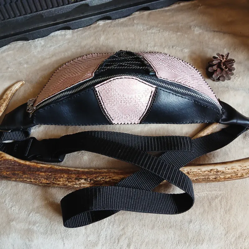 Banane crazy pink, accessoire gothique fait main (3)