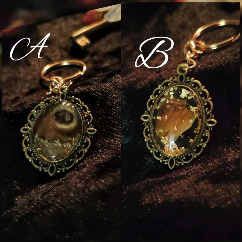 Porte-clef divers, accessoire gothique fait main (2)