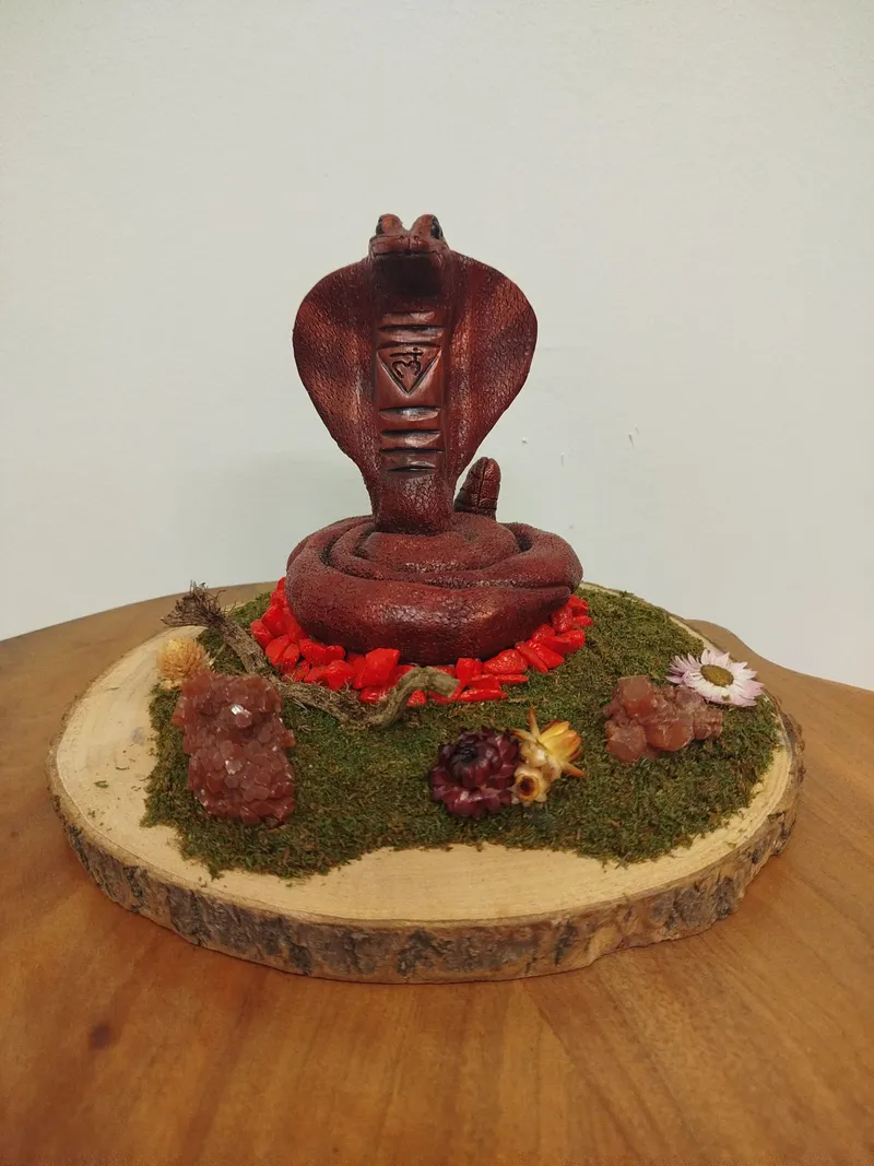 Cobra à sonnette Muladhara, original gothic art