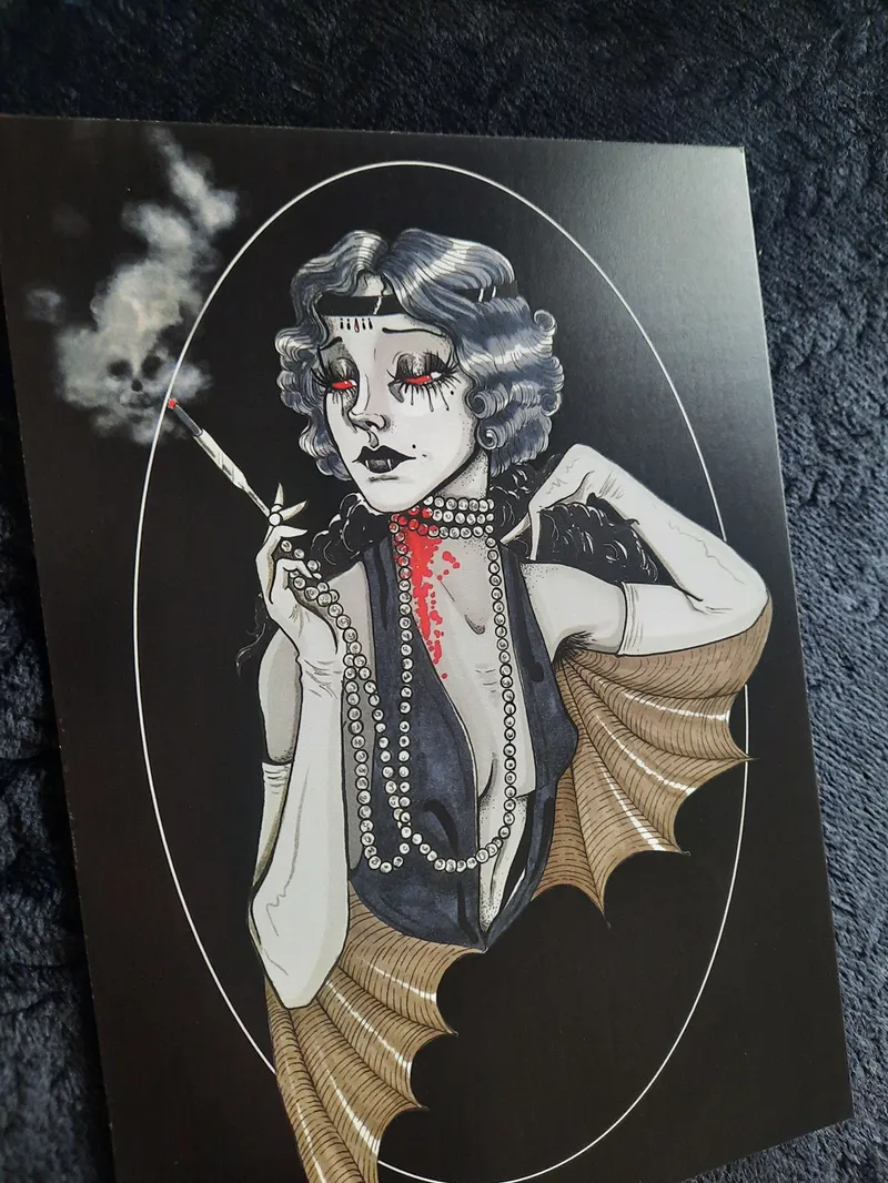 Impression d'art - Glampire, art gothique original (2)