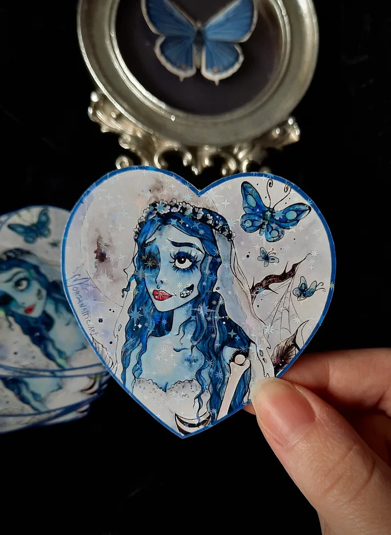 Sticker - Corpse Bride, art gothique original
