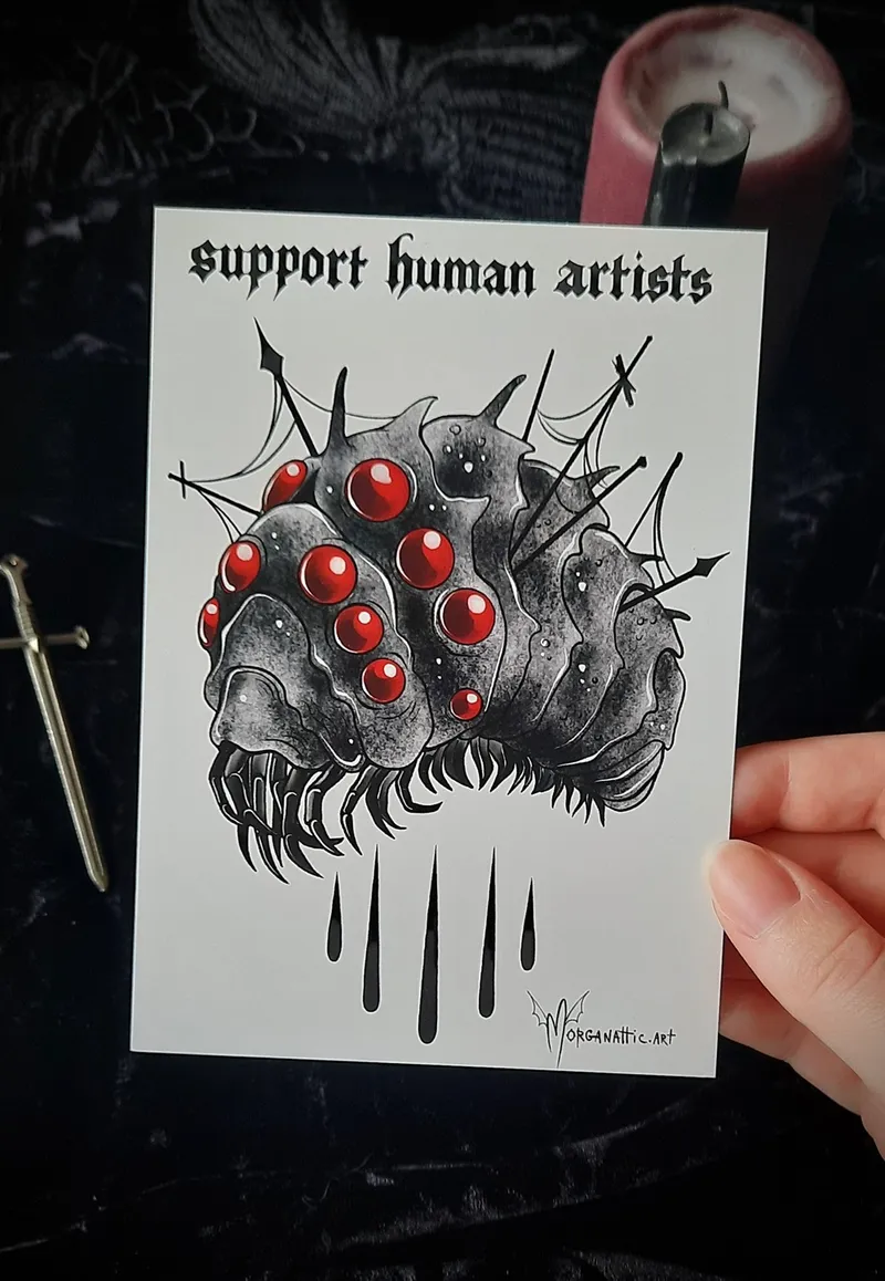 Impression d'art A6 - Support Human Artists