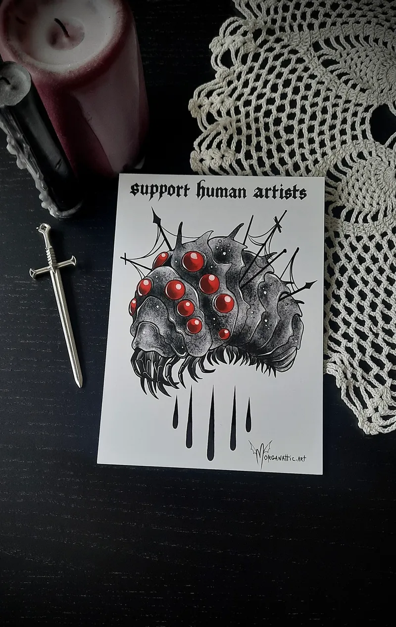 Impression d'art A6 - Support Human Artists — 2