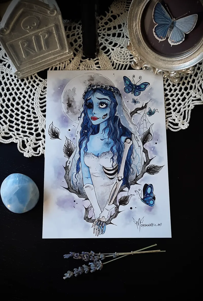 Impression d'art - The Corpse bride, art gothique original