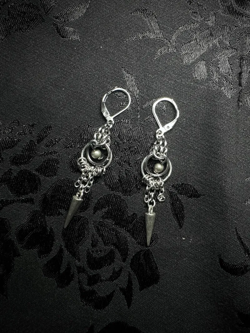 Boucles d’oreilles “Industrial” — 2