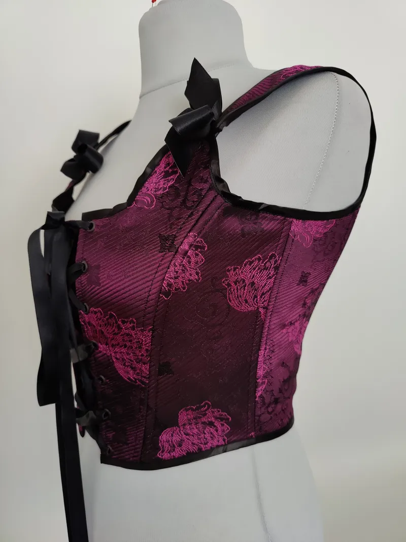 Corset "Morgana", handmade gothic clothing (2)