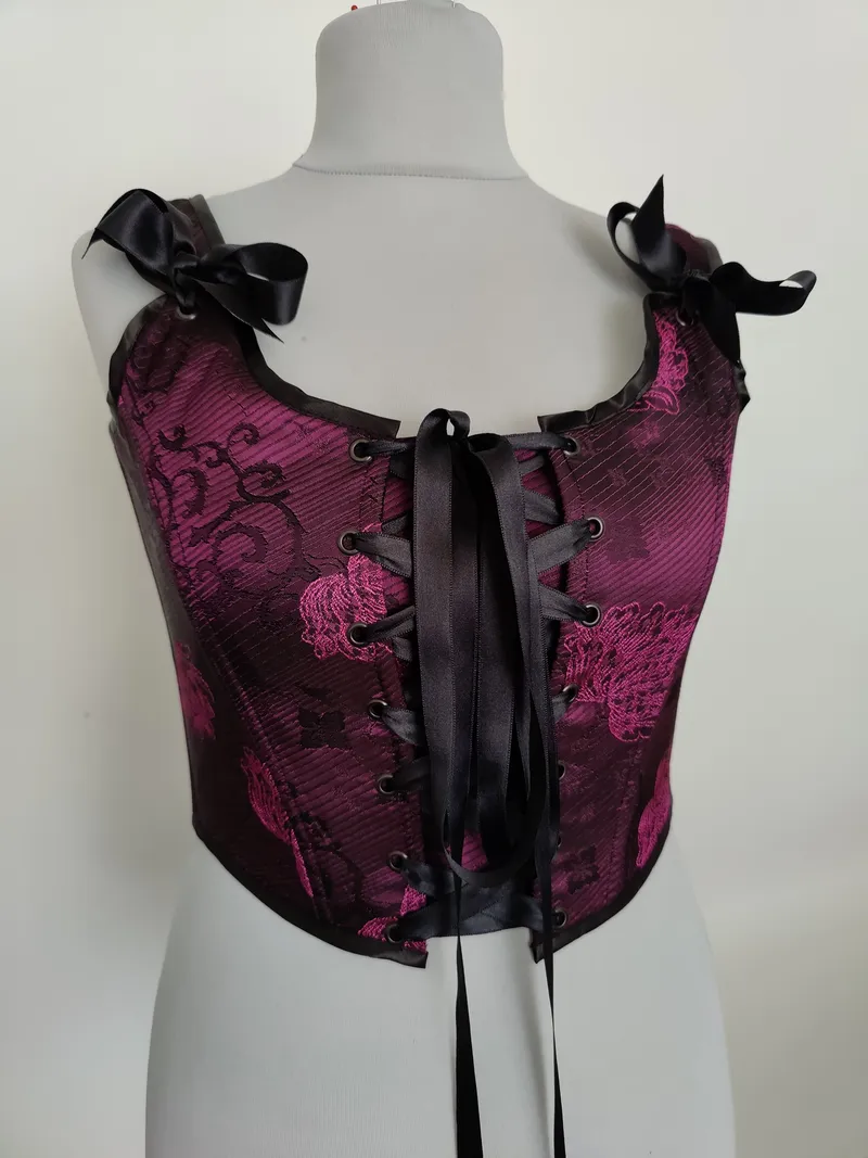 Corset "Morgana", handmade gothic clothing