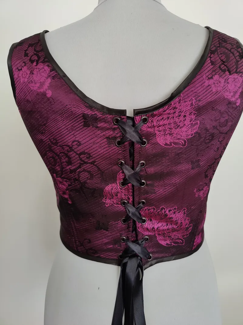 Corset "Morgana", handmade gothic clothing (3)