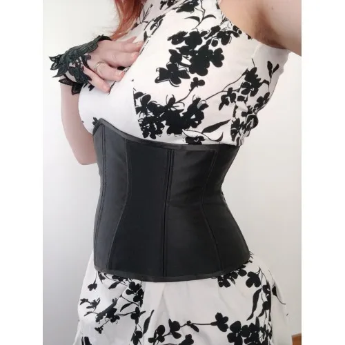 Serre taille "Dark Classic", handmade gothic clothing (2)