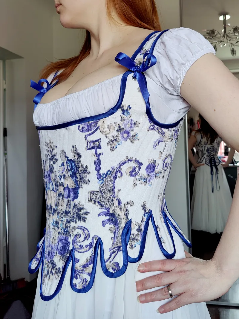 Corset "Balade", vêtement gothique fait main (2)