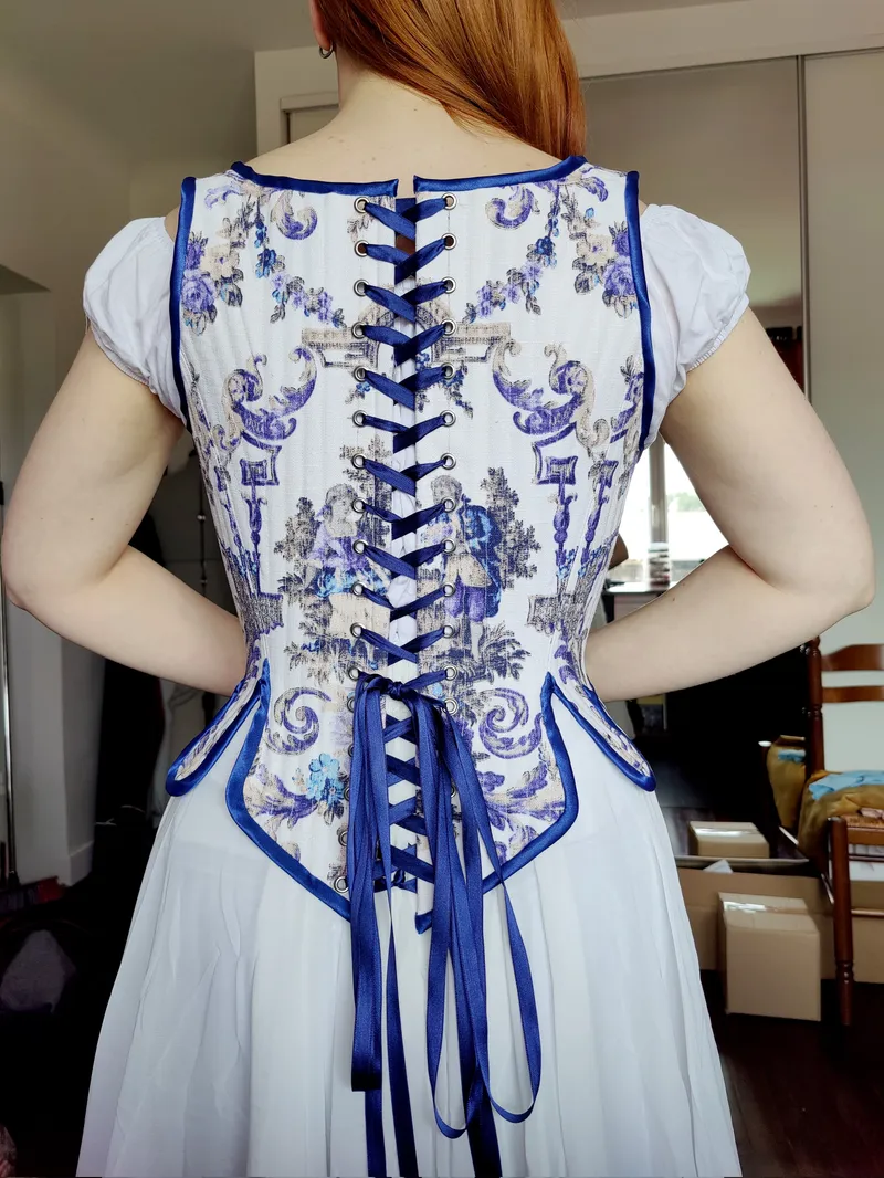 Corset "Balade", vêtement gothique fait main (3)
