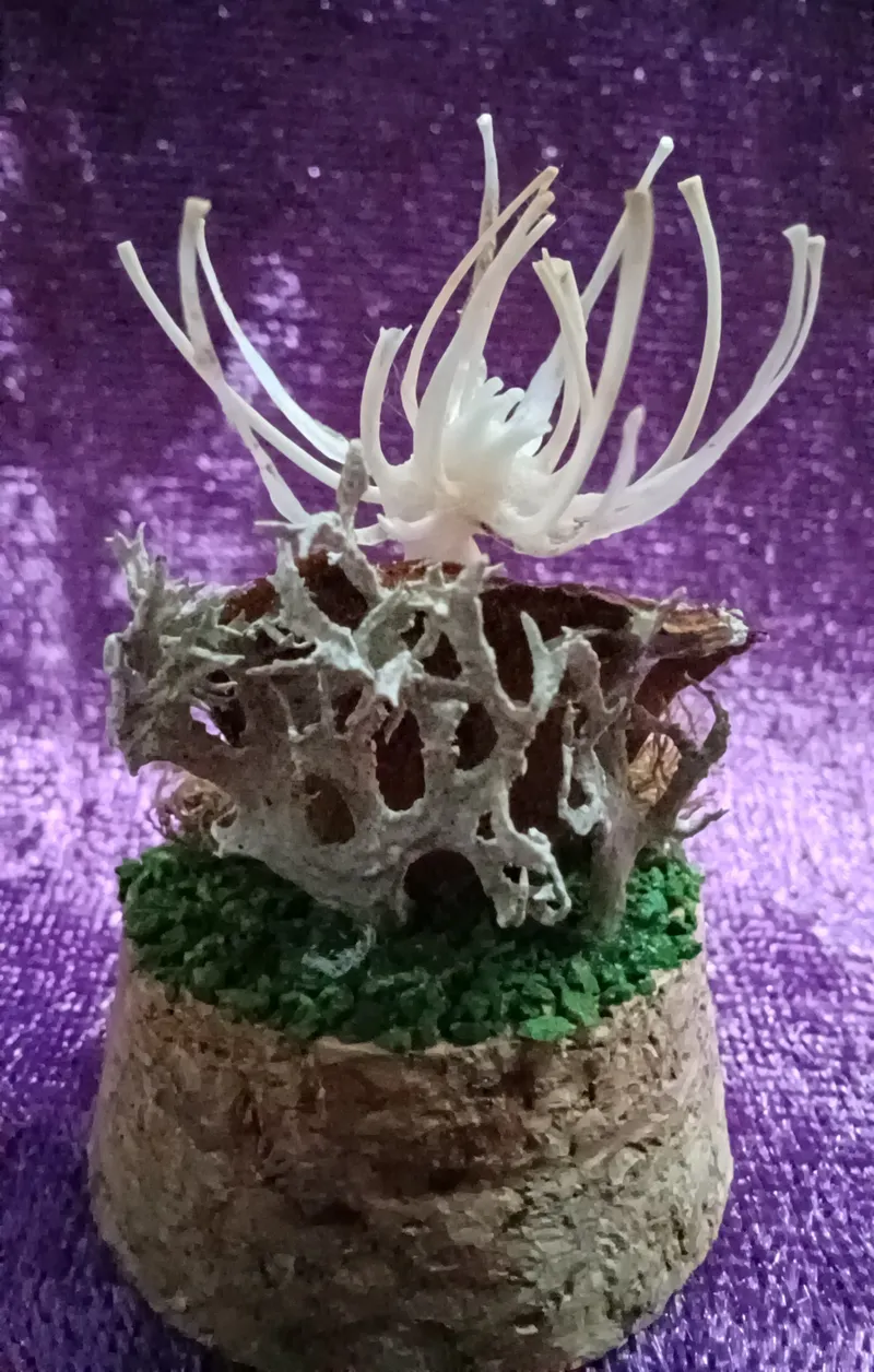 Fleur d'autre tombe, décoration gothique faite main (3)