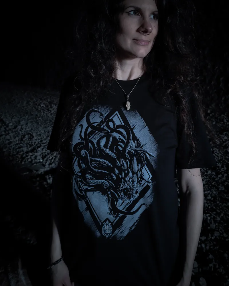 Medusa - T-shirt, vêtement gothique fait main