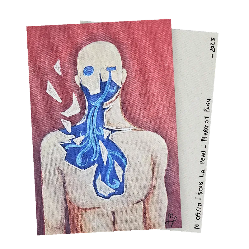 Sous la peau - Print A5 papier toilé 
