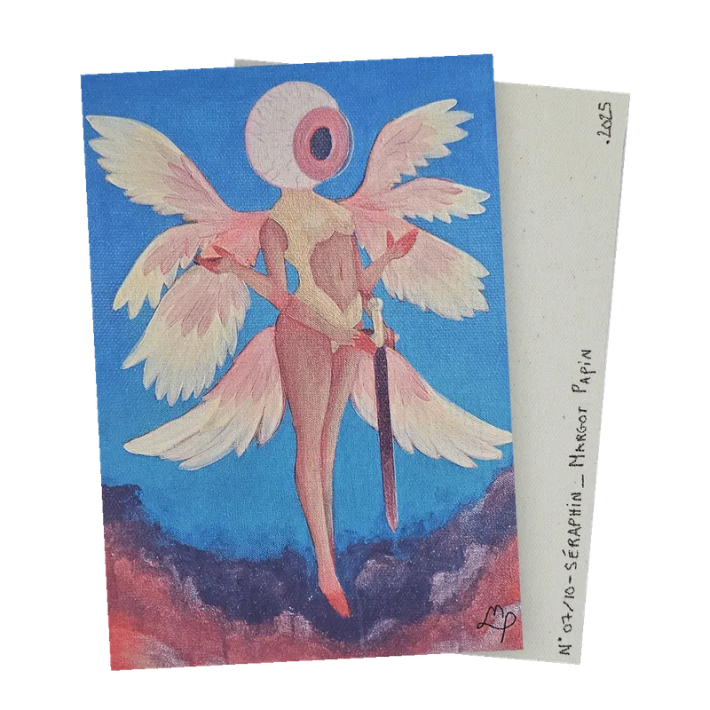 Séraphin - Print A5 papier toilé