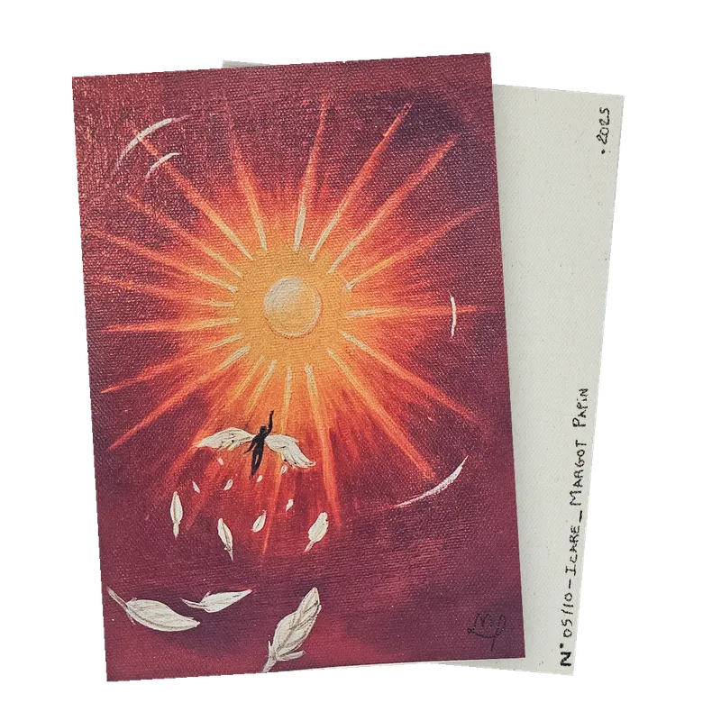 Icare - Print A5 papier toilé 