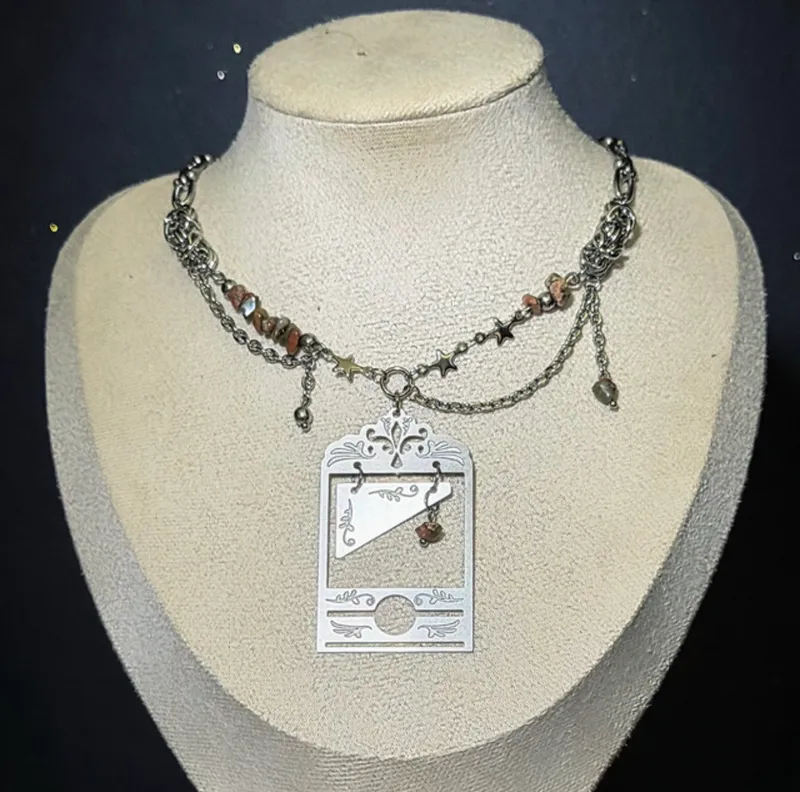 Collier ARISTO pierres d’unakite