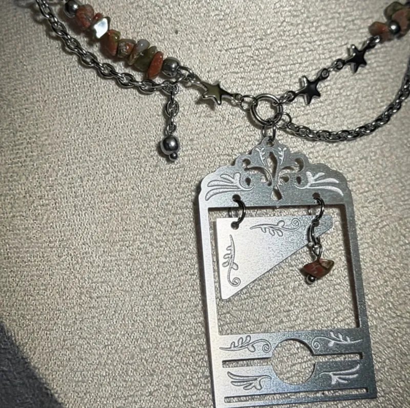 Collier ARISTO pierres d’unakite — 2