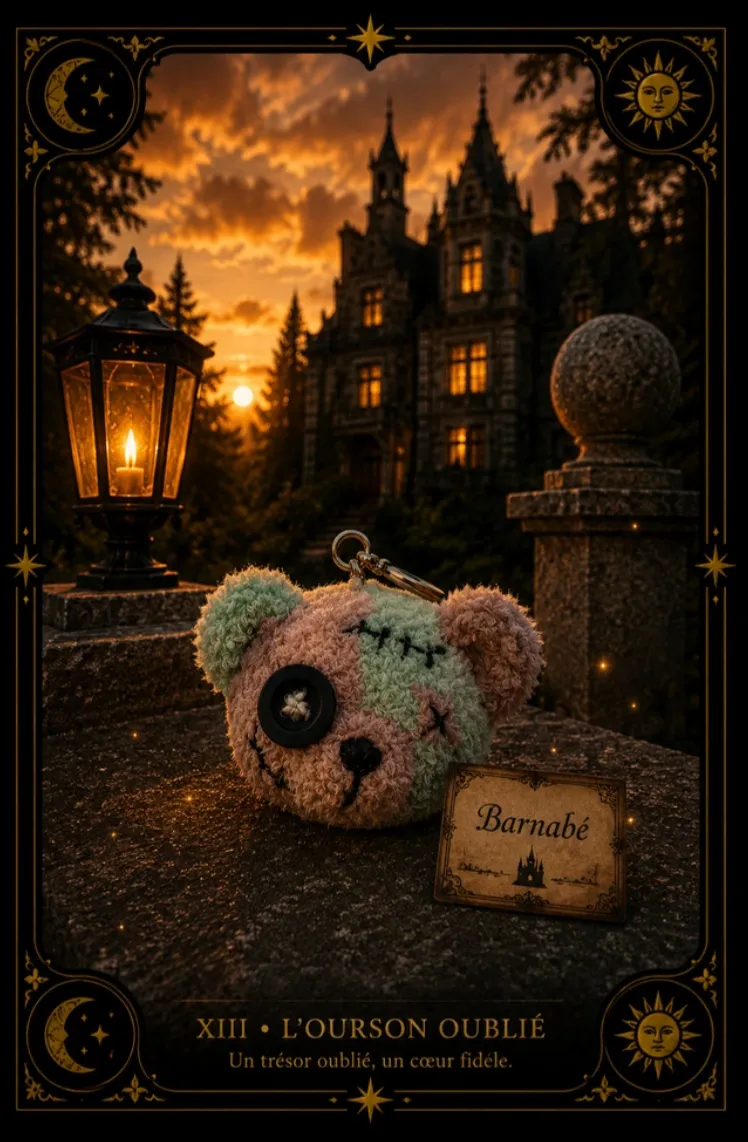 Barnabé, le petit ours oublié 🧸🖤
