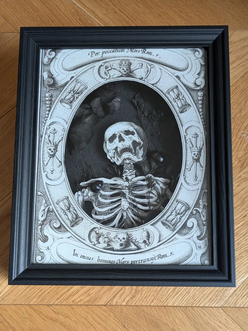 Mors - Collection Omnia Vanitas, décoration gothique faite main