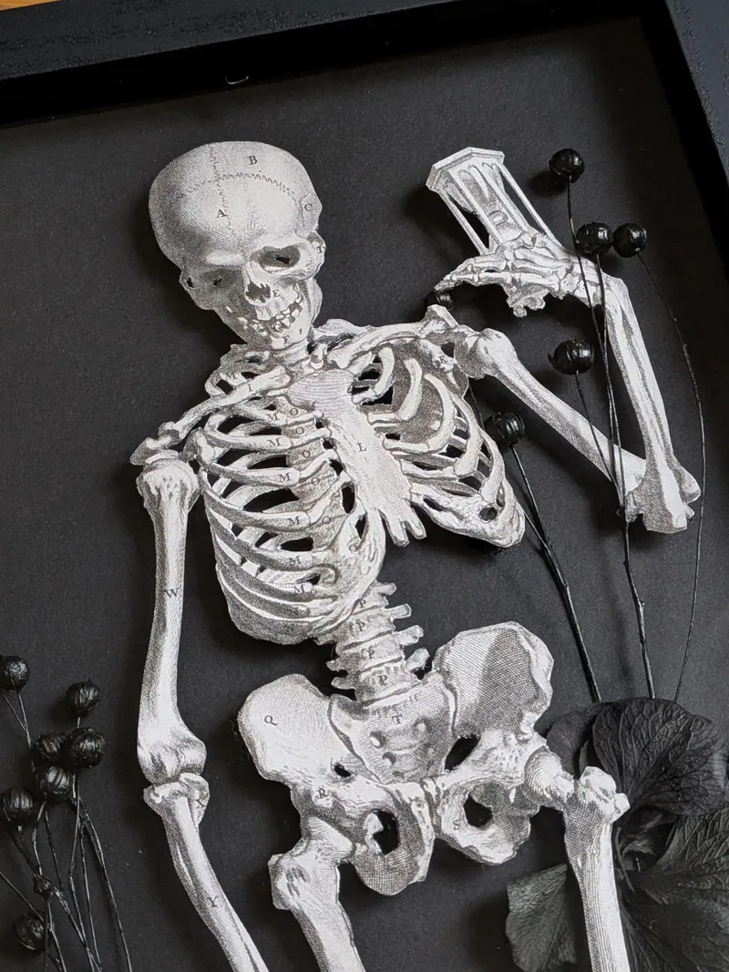 Tempus Fugit - Collection Omnia Vanitas, art gothique original (2)