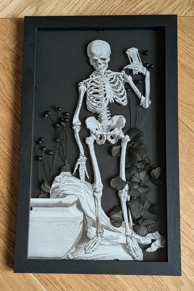 Tempus Fugit - Collection Omnia Vanitas, art gothique original