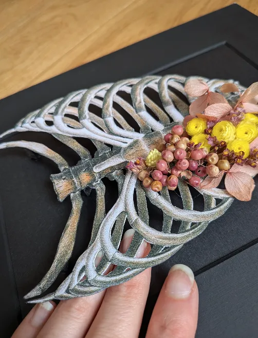 RIP cage - Collection Omnia Vanitas, décoration gothique faite main (2)